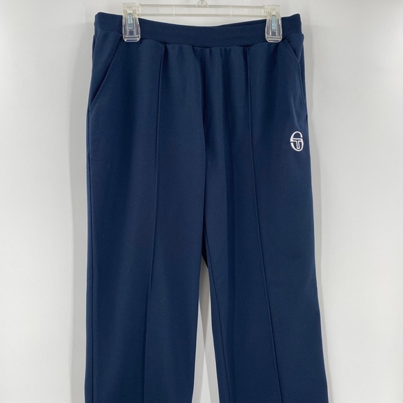 Sergio Tacchini Large‎ Navy Blue Stretch Waist Drawstrings Joggers - Picture 5 of 7